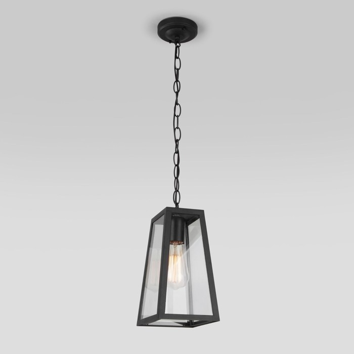 Уличный подвесной светильник Elektrostandard, Germes, 170х140х760 мм, E27, цвет чёрный - фото 1908114577