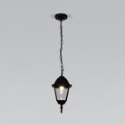 Уличный подвесной светильник Elektrostandard, Fuga, 150х150х780 мм, E27, цвет чёрный - фото 4313965