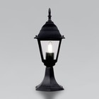 Светильник ландшафтный уличный Elektrostandard, Fuga, 150х150х405 мм, E27, цвет чёрный - фото 299064592