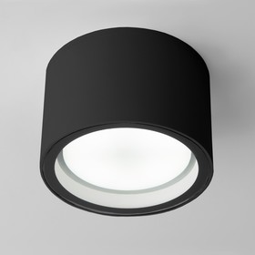Накладной влагозащищенный светильник Elektrostandard, Light, 100х100х66 мм, GX53, цвет чёрный