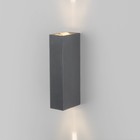 Уличный светильник настенный, светодиодный Elektrostandard, Blaze, 67х40х173 мм, 6Вт, LED, 100Лм, 4000К, цвет серый - фото 299064884