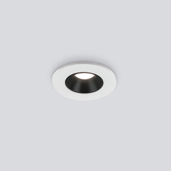 Светильник точечный светодиодный встраиваемый Elektrostandard, Kary, 40х40х30 мм, 3Вт, LED, 240Лм, 4200К, цвет чёрный, белый