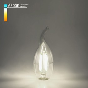 Филаментная светодиодная лампа «Свеча на ветру» Elektrostandard, 35х35х115 мм, 9Вт, E14, 1000Лм, 6500К