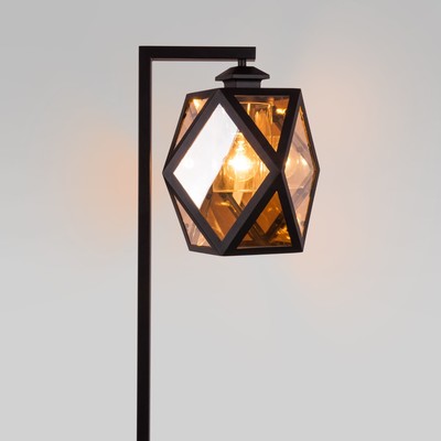 Уличный светильник на столбе Elektrostandard, Ambra, 280х260х1200 мм, E27, цвет чёрный