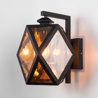 Светильник настенный уличный Elektrostandard, Ambra, 360х280х335 мм, E27, цвет чёрный - фото 299065066