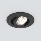 Светильник точечный встраиваемый Elektrostandard, Visio R, 65х65х28 мм, 5Вт, LED, 400Лм, 4200К, цвет чёрный - фото 4314475