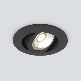 Светильник точечный встраиваемый Elektrostandard, Visio R, 65х65х28 мм, 5Вт, LED, 400Лм, 4200К, цвет чёрный