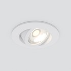 Светильник точечный встраиваемый Elektrostandard, Visio R, 65х65х28 мм, 5Вт, LED, 400Лм, 4200К, цвет белый - фото 4314478