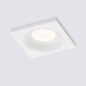 Светильник точечный встраиваемый Elektrostandard, Plain S, 46х46х26 мм, 3Вт, LED, 240Лм, 4200К, цвет белый