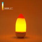 Светодиодная лампа «Имитация пламени», 3 режима Elektrostandard, 41х41х120 мм, 3Вт, E14, 41Лм, 1600К - фото 4314512