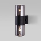 Уличный настенный светильник Elektrostandard, Roil, 175х110х340 мм, E27, цвет чёрный - фото 299065174
