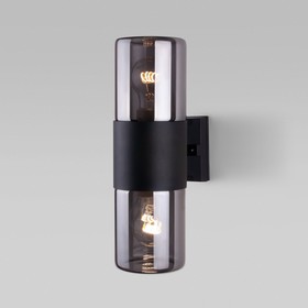 Уличный настенный светильник Elektrostandard, Roil, 175х110х340 мм, E27, цвет чёрный