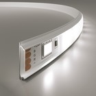 Гибкий алюминиевый профиль для светодиодной ленты Elektrostandard, LL-2-ALP012, 2 м, цвет белый - фото 299065458