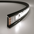 Гибкий алюминиевый профиль для светодиодной ленты Elektrostandard, LL-2-ALP012, 2 м, цвет чёрный - фото 4314835