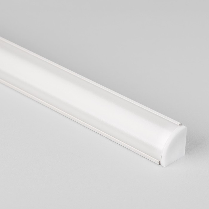 Угловой алюминиевый профиль для светодиодной ленты Elektrostandard, 2000х16х16 мм, цвет белый - фото 1908115483