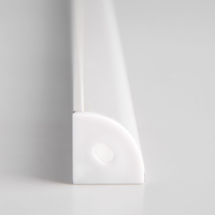 Угловой алюминиевый профиль для светодиодной ленты Elektrostandard, 2000х16х16 мм, цвет белый - фото 1908115484