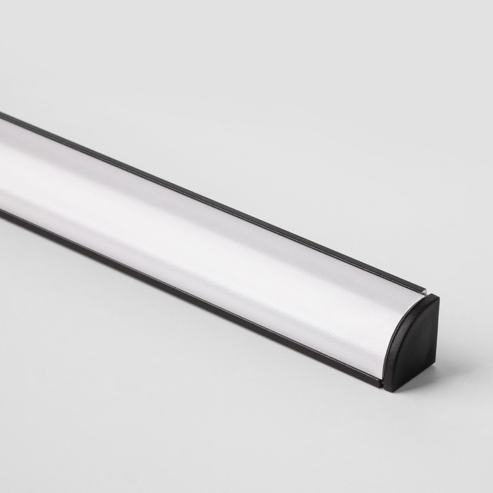 Угловой алюминиевый профиль для светодиодной ленты Elektrostandard, 2000х16х16 мм, цвет чёрный - фото 1908115487