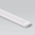 Встраиваемый алюминиевый профиль для светодиодной ленты Elektrostandard, LL-2-ALP007, 2 м, цвет белый - Фото 2