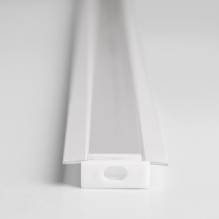 Встраиваемый алюминиевый профиль для светодиодной ленты Elektrostandard, LL-2-ALP007, 2 м, цвет белый - фото 1908115494