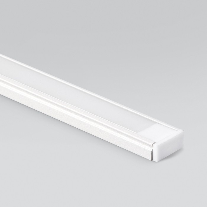Накладной алюминиевый профиль для светодиодной ленты Elektrostandard, LL-2-ALP006, 2000х15х6 мм, цвет белый - фото 1909583676