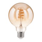 Филаментная светодиодная лампа Elektrostandard, Dimmable F, 95х95х136 мм, 5Вт, E27, 450Лм, 2700К - Фото 2