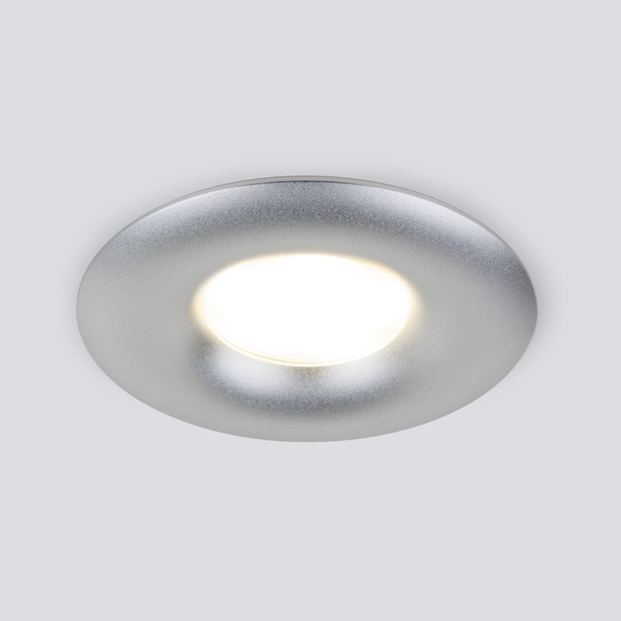 Светильник точечный встраиваемый Elektrostandard, Belt, 96х96х25 мм, GU10, цвет серебряный - Фото 1