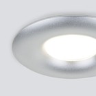 Светильник точечный встраиваемый Elektrostandard, Belt, 96х96х25 мм, GU10, цвет серебряный - Фото 3