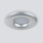 Светильник точечный встраиваемый Elektrostandard, Belt, 96х96х25 мм, GU10, цвет серебряный - Фото 4