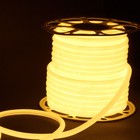 Гибкий неон Elektrostandard, IP67, 2835, 144 LED/м, 220В, круглый, свечение тёплое белое - Фото 1