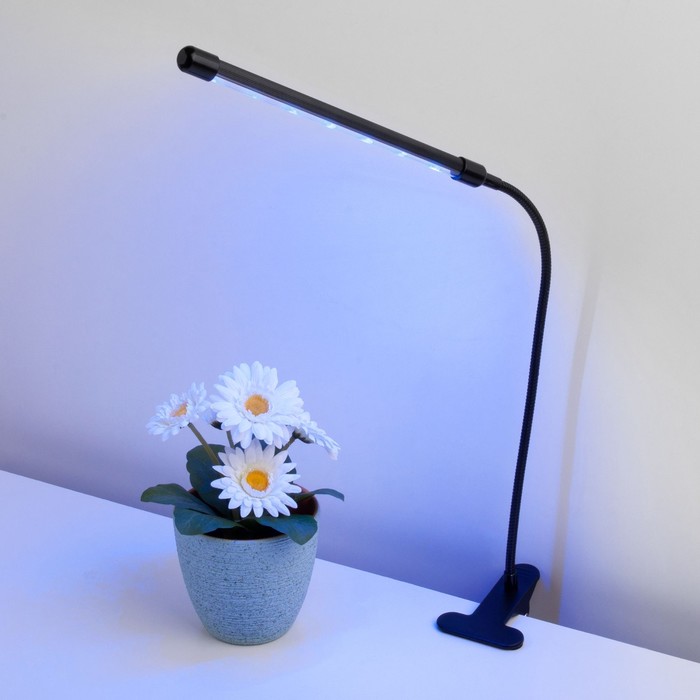 Светодиодный светильник для растений на прищепке Elektrostandard, Fito, 700х18х18 мм, 8Вт, LED, цвет чёрный - фото 1908115823