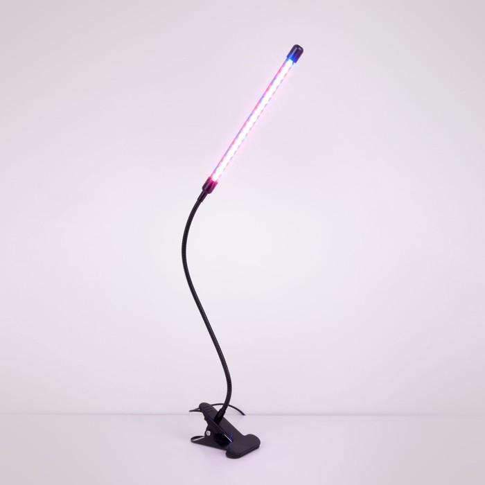 Светодиодный светильник для растений на прищепке Elektrostandard, Fito, 700х18х18 мм, 8Вт, LED, цвет чёрный - фото 1908115824