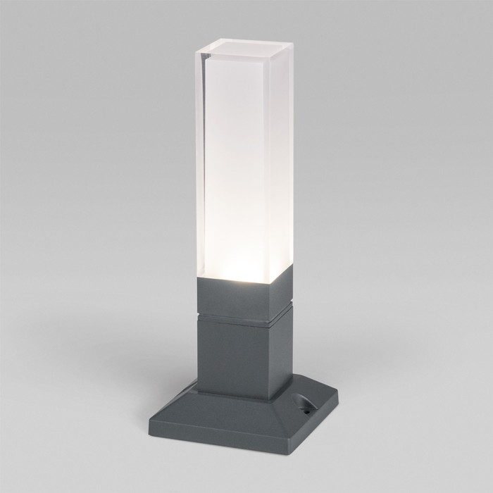 Уличный светильник ландшафтный светодиодный Elektrostandard, Techno, 100х50х250 мм, 5Вт, LED, 400Лм, 4000К, цвет серый