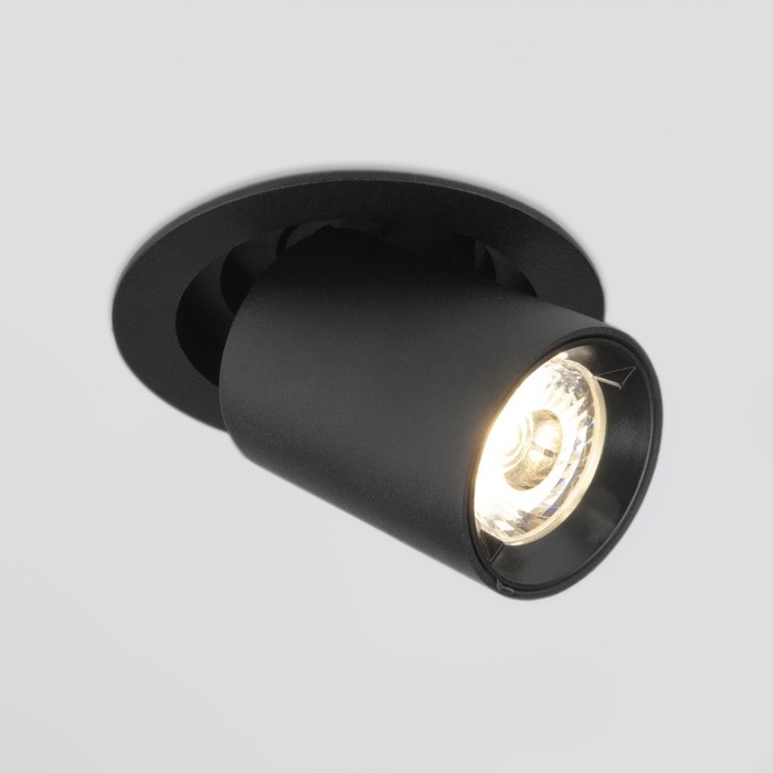 Светильник точечный светодиодный встраиваемый Elektrostandard, Pispa, 90х90х90 мм, 10Вт, LED, 1020Лм, 4200К, цвет чёрный матовый
