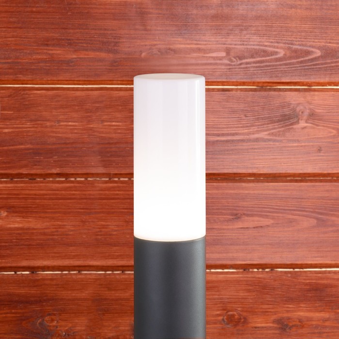 Светильник ландшафтный Elektrostandard, Glas, 120х120х650 мм, E27, цвет серый - фото 1909584403