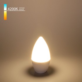 Светодиодная лампа «Свеча» C37 Elektrostandard, 37х37х98 мм, 6Вт, E14, 520Лм, 4200К