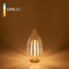 Филаментная светодиодная лампа «Свеча» C35 Elektrostandard, 35х35х98 мм, 7Вт, E14, 700Лм, 3300К - фото 4315692