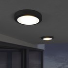 Пылевлагозащищенный светодиодный светильник Elektrostandard, Circle, 170х170х60 мм, 15Вт, LED, 1350Лм, 4200К, цвет чёрный - Фото 2