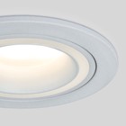 Светильник точечный встраиваемый Elektrostandard, Glim R, 93х93х26 мм, G5.3, цвет белый - Фото 4