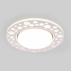 Светильник точечный встраиваемый с LED подсветкой Elektrostandard, Pupl, 125х125х40 мм, LED, 4200К, цвет белый - Фото 1