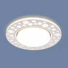 Светильник точечный встраиваемый с LED подсветкой Elektrostandard, Pupl, 125х125х40 мм, LED, 4200К, цвет белый - Фото 2