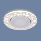 Светильник точечный встраиваемый с LED подсветкой Elektrostandard, Pupl, 125х125х40 мм, LED, 4200К, цвет белый - Фото 3