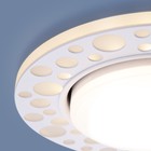Светильник точечный встраиваемый с LED подсветкой Elektrostandard, Pupl, 125х125х40 мм, LED, 4200К, цвет белый - Фото 5
