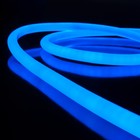 Гибкий неон Elektrostandard, IP67, 2835, 144 LED/м, 220В, круглый, свечение синее - Фото 3