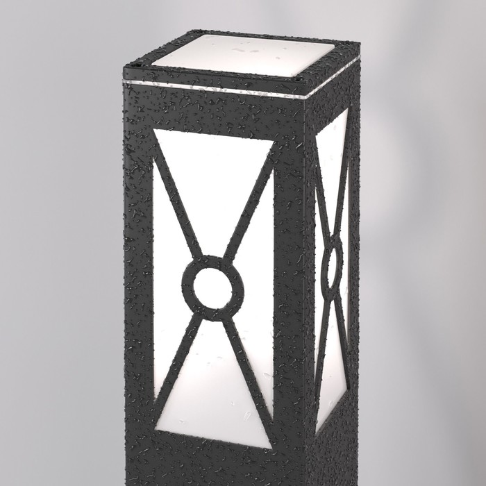 Светильник ландшафтный Elektrostandard, Window, 90х90х600 мм, E27, цвет чёрный - фото 1909584806