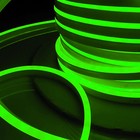 Гибкий неон Elektrostandard, IP67, 2835, 120 LED/м, 220В, односторонний, свечение зелёное - Фото 2