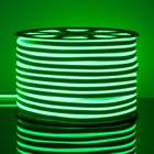 Гибкий неон Elektrostandard, IP67, 2835, 120 LED/м, 220В, односторонний, свечение зелёное - Фото 3