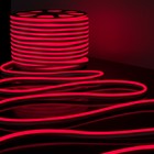 Гибкий неон Elektrostandard, IP67, 2835, 120 LED/м, 220В, односторонний, свечение красное - Фото 5