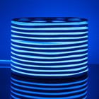 Гибкий неон Elektrostandard, IP67, 2835, 120 LED/м, 220В, односторонний, свечение синее - Фото 3