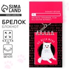 Брелок для ключей блокнот «Не беси меня», 5.5×7.5 см - Фото 1