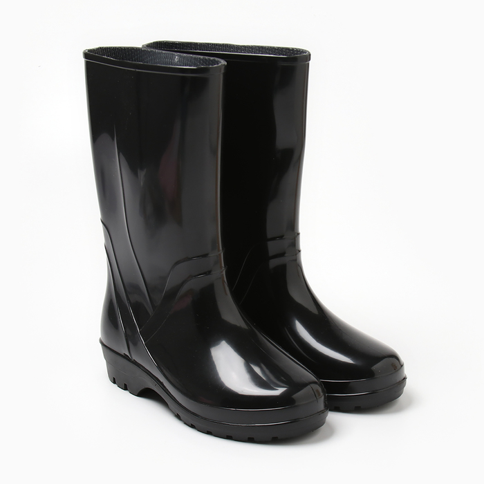 Сапоги женские, цвет чёрный, размер 36 - Фото 1